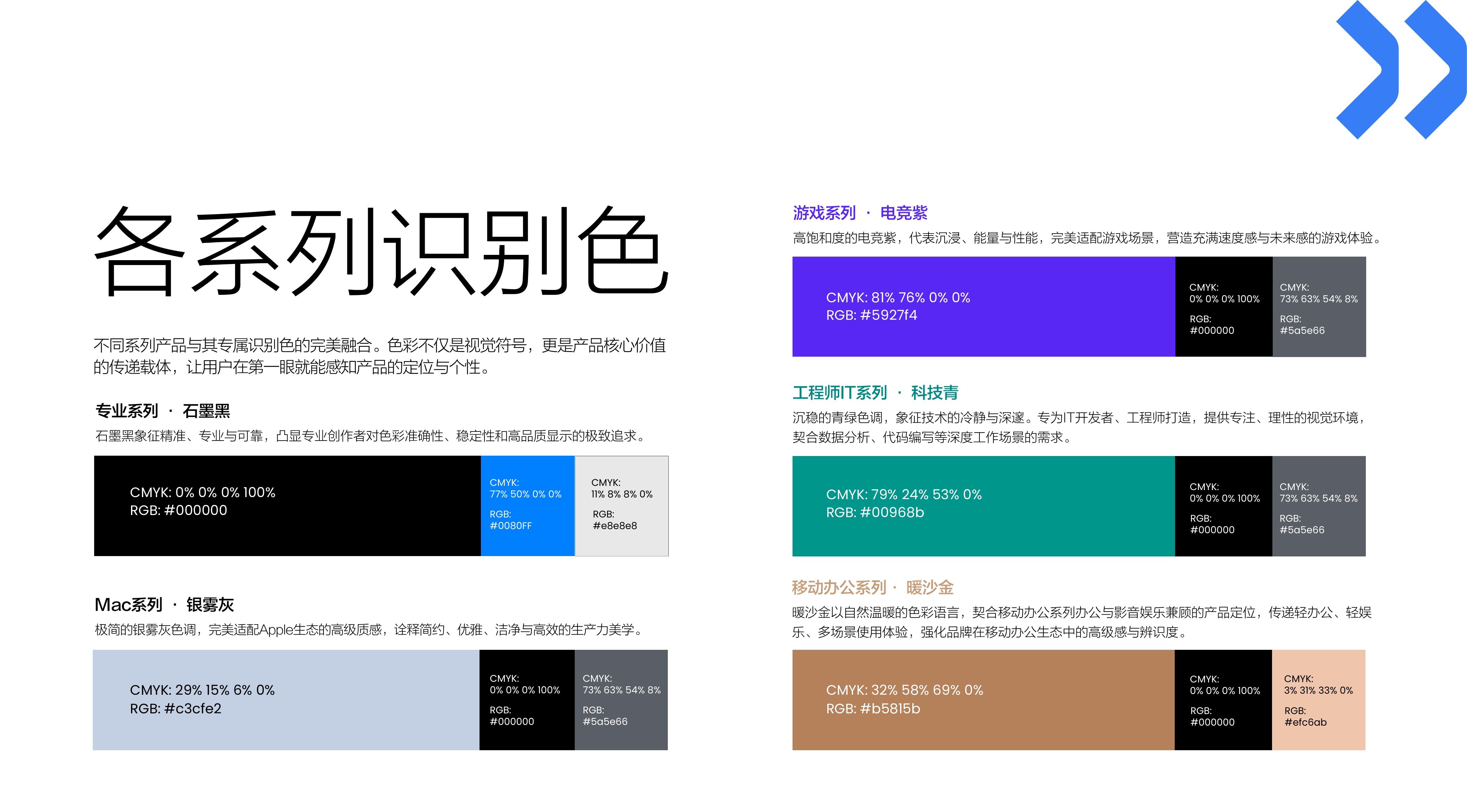 Brand Series Color Specification / 品牌系列色系规范 page 9